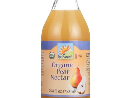 Bionaturae Fruit Nectar - Orangic - Pear - 25.4 Oz - Case Of 6 Hot on Sale