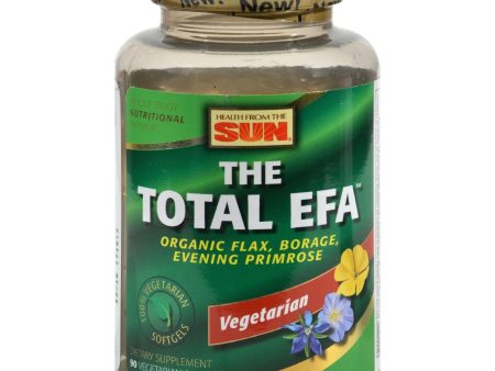 Health From The Sun The Total Efa - 90 Vegetarian Softgels Online Hot Sale