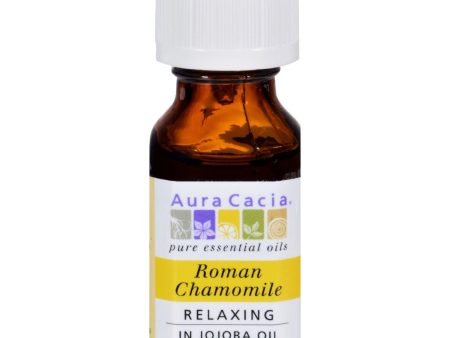 Aura Cacia Roman Chamomile Pure Essential Oil - 0.5 Fl Oz Sale