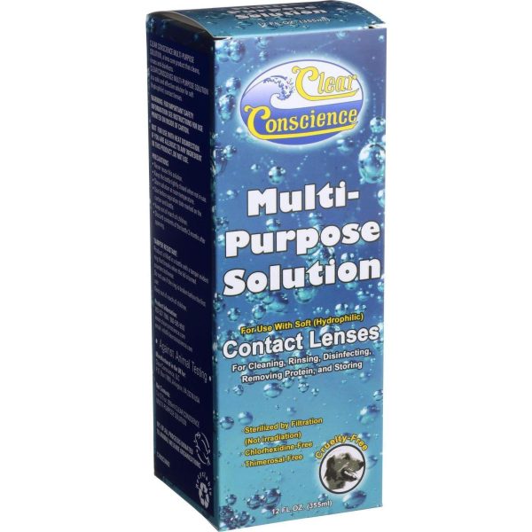 Clear Conscience Multi Purpose Contact Lens Solution - 12 Oz Online Hot Sale