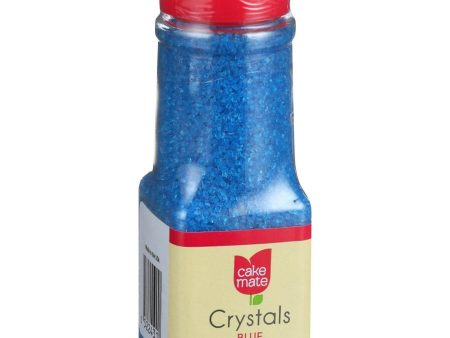 Cake Mate Decorating Decors - Crystals - Blue - 2.25 Oz - Case Of 6 For Cheap