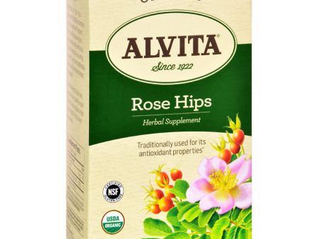 Alvita Tea - Organic - Rose Hips Herbal - 24 Tea Bags Sale