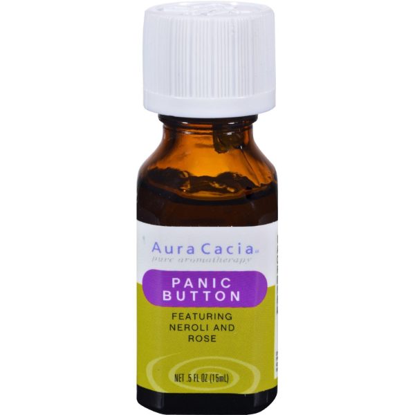 Aura Cacia Essential Solutions Oil Panic Button - 0.5 Fl Oz Online Sale