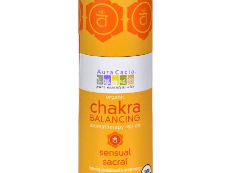 Aura Cacia Organic Chakra Balancing Aromatherapy Roll-on - Sensual Sacral - .31 Oz Cheap