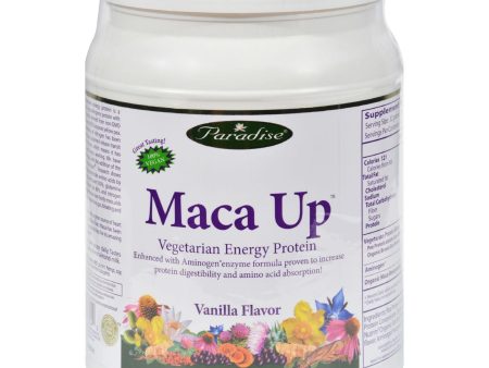 Paradise Herbs Maca Pro Vegetarian Energy Protein Vanilla - 15.94 Oz For Cheap