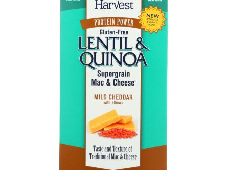 Ancient Harvest Mac And Cheese - Supergrain - Lentil And Quinoa - Mild Cheddar With Elbows - Gluten Free - 6.5 Oz - Case Of 6 Fashion