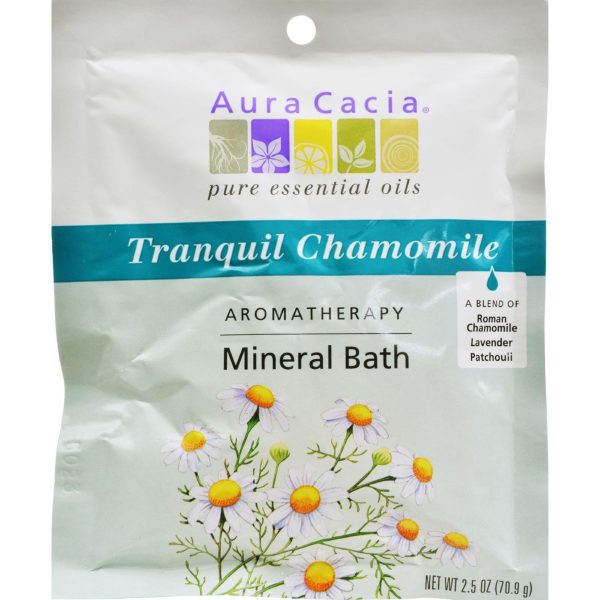 Aura Cacia Aromatherapy Mineral Bath Tranquility - 2.5 Oz - Case Of 6 Hot on Sale