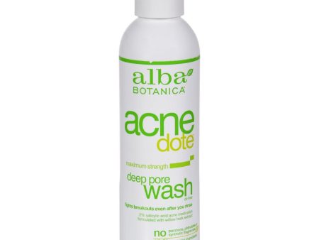 Alba Botanica Natural Acnedote Deep Pore Wash - 6 Fl Oz Hot on Sale