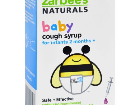 Zarbee s Naturals Baby Cough Syrup - Grape - 2 Oz Online Sale