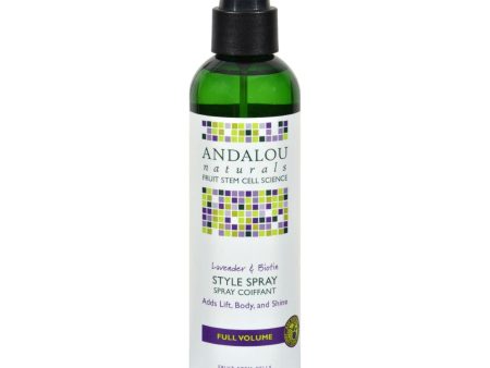 Andalou Naturals Full Volume Style Spray Lavender And Biotin - 8.2 Fl Oz Fashion