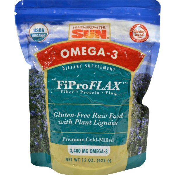 Health From The Sun Omega-3 Fipro Flax - 3400 Mg - 15 Oz For Cheap