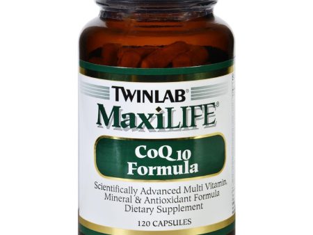 Twinlab Maxilife Coq10 Formula - 120 Capsules Fashion