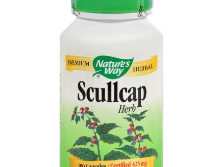 Nature s Way Scullcap Herb - 100 Capsules Online Sale