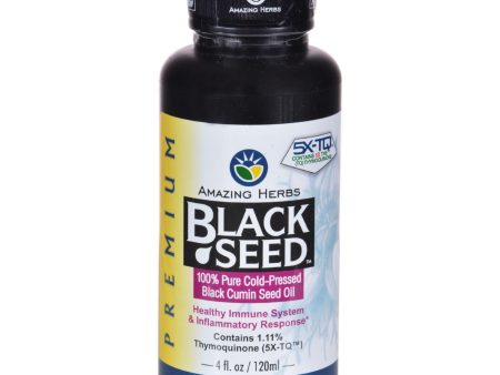 Amazing Herbs Black Seed Oil - 4 Fl Oz Online now