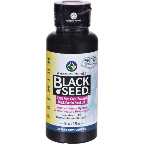 Amazing Herbs Black Seed Oil - 4 Fl Oz Online now