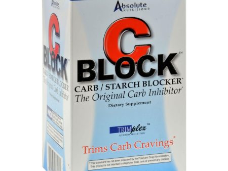 Absolute Nutrition C Block Carb And Starch Blocker - 90 Caplets Cheap