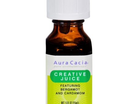 Aura Cacia Essential Solutions Oil Creative Juice - 0.5 Fl Oz Fashion