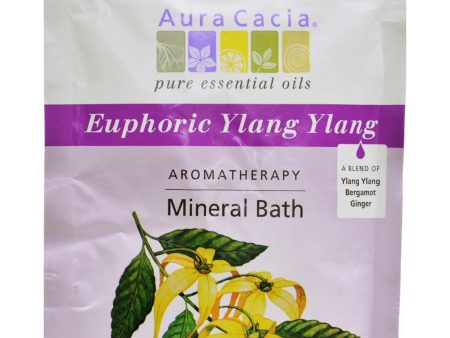 Aura Cacia Aromatherapy Mineral Bath Euphoria - 2.5 Oz - Case Of 6 Online Hot Sale