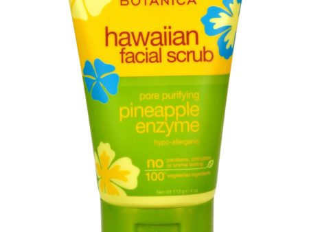 Alba Botanica Hawaiian Pineapple Enzyme Facial Scrub - 4 Fl Oz Cheap