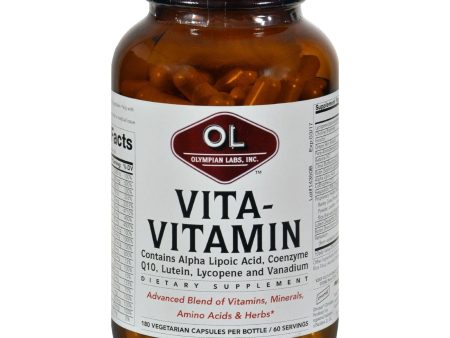 Olympian Labs Vita-vitamin - 180 Vegetarian Capsules Online Sale