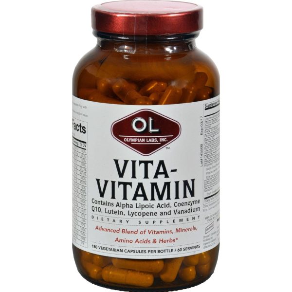 Olympian Labs Vita-vitamin - 180 Vegetarian Capsules Online Sale