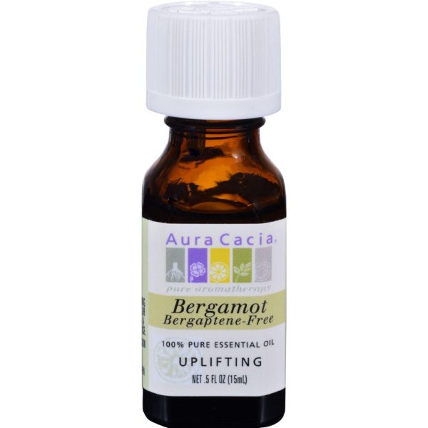 Aura Cacia Pure Essential Oil Bergamot - 0.5 Fl Oz Online