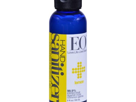 Eo Products Hand Sanitizer - Lemon - 2 Fl Oz - Case Of 6 Online now