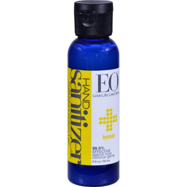 Eo Products Hand Sanitizer - Lemon - 2 Fl Oz - Case Of 6 Online now