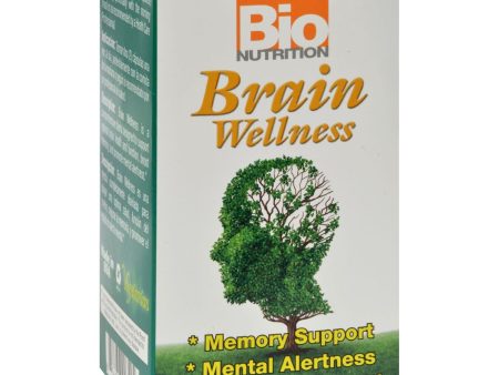 Bio Nutrition Brain Wellness - 60 Vegetarian Capsules Online Sale