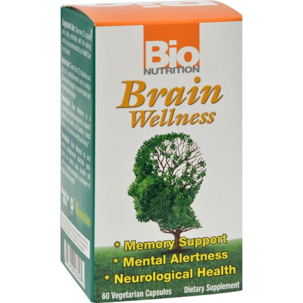 Bio Nutrition Brain Wellness - 60 Vegetarian Capsules Online Sale