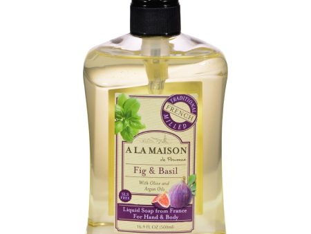 A La Maison French Liquid Soap - Fig And Basil - 16 Oz Online