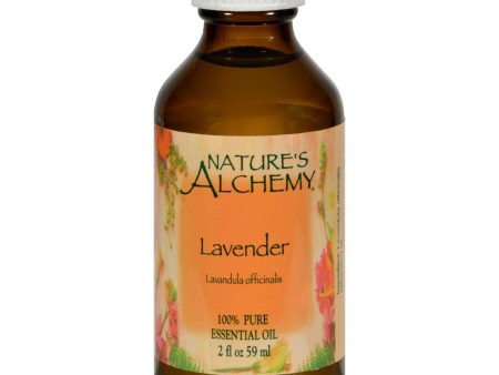 Nature s Alchemy 100% Pure Essential Oil Lavender - 2 Fl Oz Discount