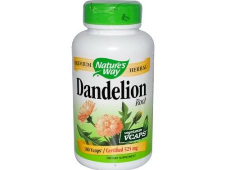 Nature s Way Dandelion Root - 180 Vegetarian Capsules Online now