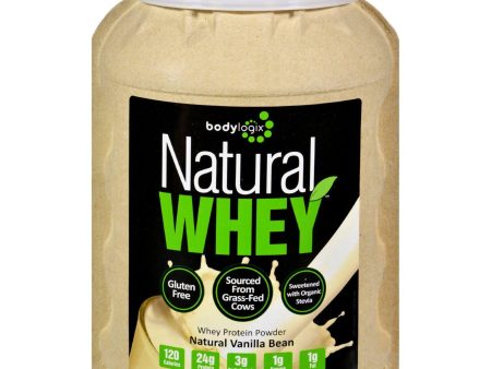 Bodylogix Protein Powder - Natural Whey - Vanilla Bean - 1.85 Lb For Discount