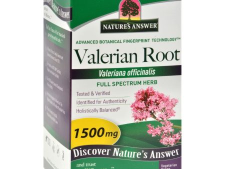 Nature s Answer Valerian Root - 90 Caps For Cheap