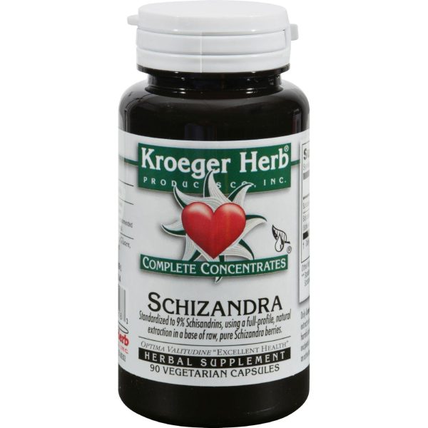 Kroeger Herb Schizandra - 90 Vegetarian Capsules Online