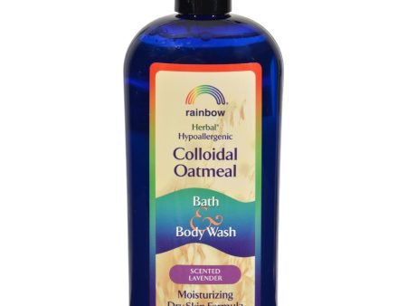 Rainbow Research Colloidal Oatmeal Bath And Body Wash Lavender - 12 Fl Oz For Sale