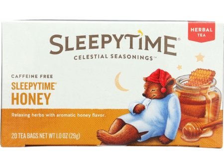 Celestial Seasonings Herbal Tea - Sleepytime - Honey - 20 Bags - Case Of 6 Online Sale