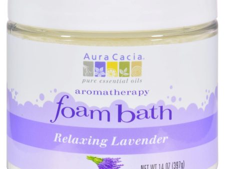 Aura Cacia Foam Bath Relaxing Lavender - 14 Oz Fashion