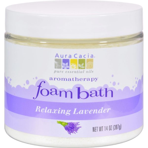 Aura Cacia Foam Bath Relaxing Lavender - 14 Oz Fashion