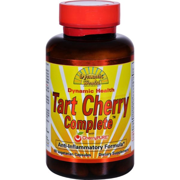 Dynamic Health Tart Cherry Complete With Cherrypure - 60 Vegetable Capsules Online now