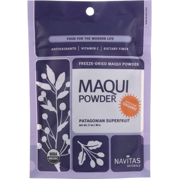 Navitas Naturals Maqui Powder - Organic - Freeze-dried - 3 Oz - Case Of 6 Cheap