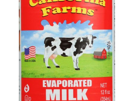 California Farms Evaporated Milk - 12 Oz - Case Of 24 For Cheap