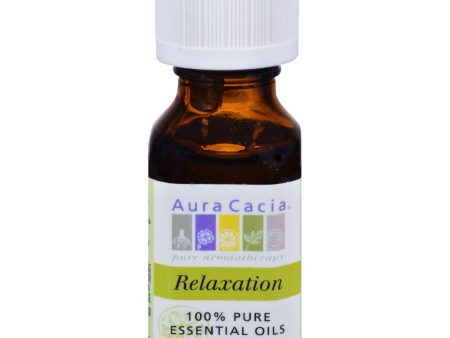 Aura Cacia Relaxation Essential Oil Blend - 0.5 Fl Oz Cheap