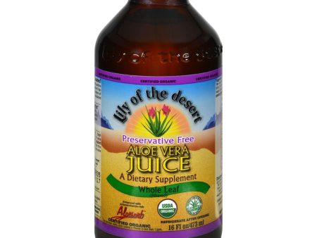 Lily Of The Desert Aloe Vera Juice Whole Leaf - 16 Fl Oz Hot on Sale