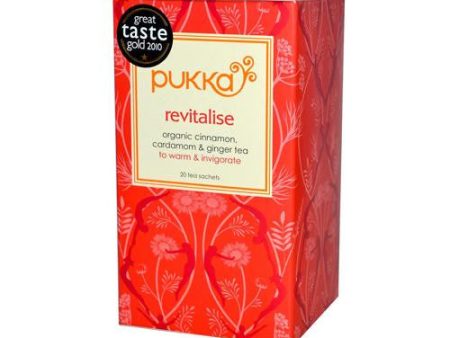 Pukka Herbal Teas Revitalise - Organic Cinnamon And Ginger Tea - 20 Bags Hot on Sale