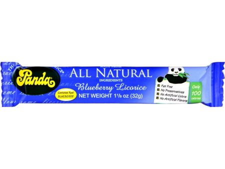 Panda Licorice Bars - Blueberry - Case Of 36 - 1.1 Oz Hot on Sale