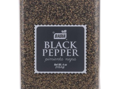 Badia Spices Pepper - Black - Ground - 4 Oz - Case Of 12 Online