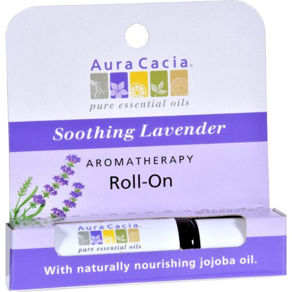 Aura Cacia Soothing Stick Lavender - 0.29 Fl Oz - Case Of 6 Fashion