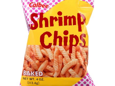 Calbee Snapea Chips - Baked - Shrimp Flavored - 4 Oz - Case Of 12 Fashion